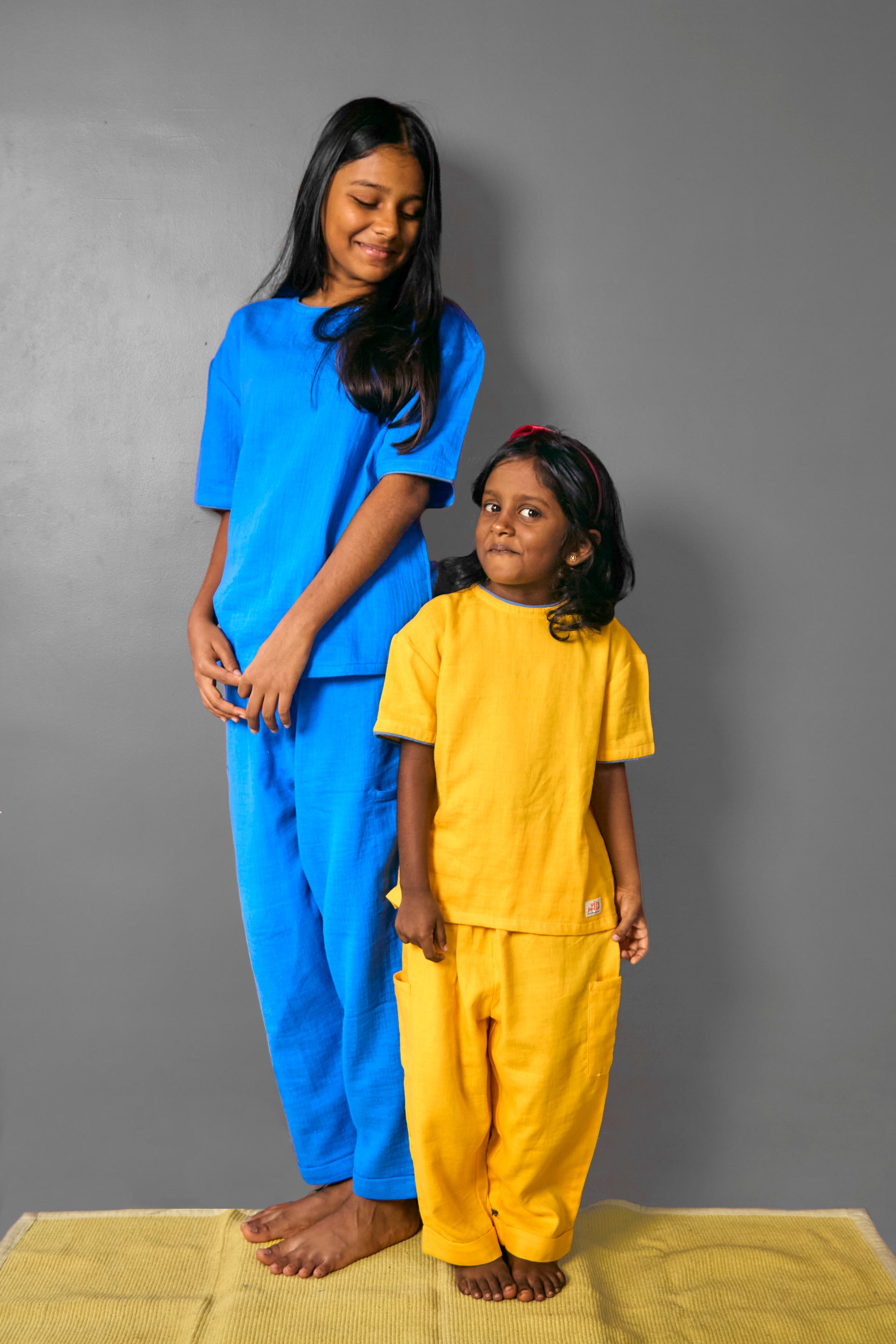 Electric Blue Organic Muslin Co-ords