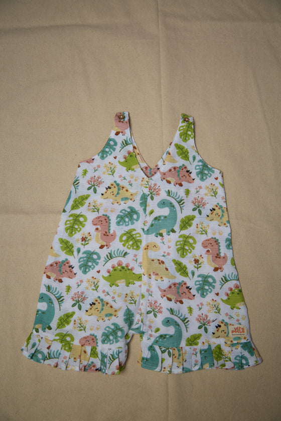 Organic Muslin Dino Infant Jumper| infant wear