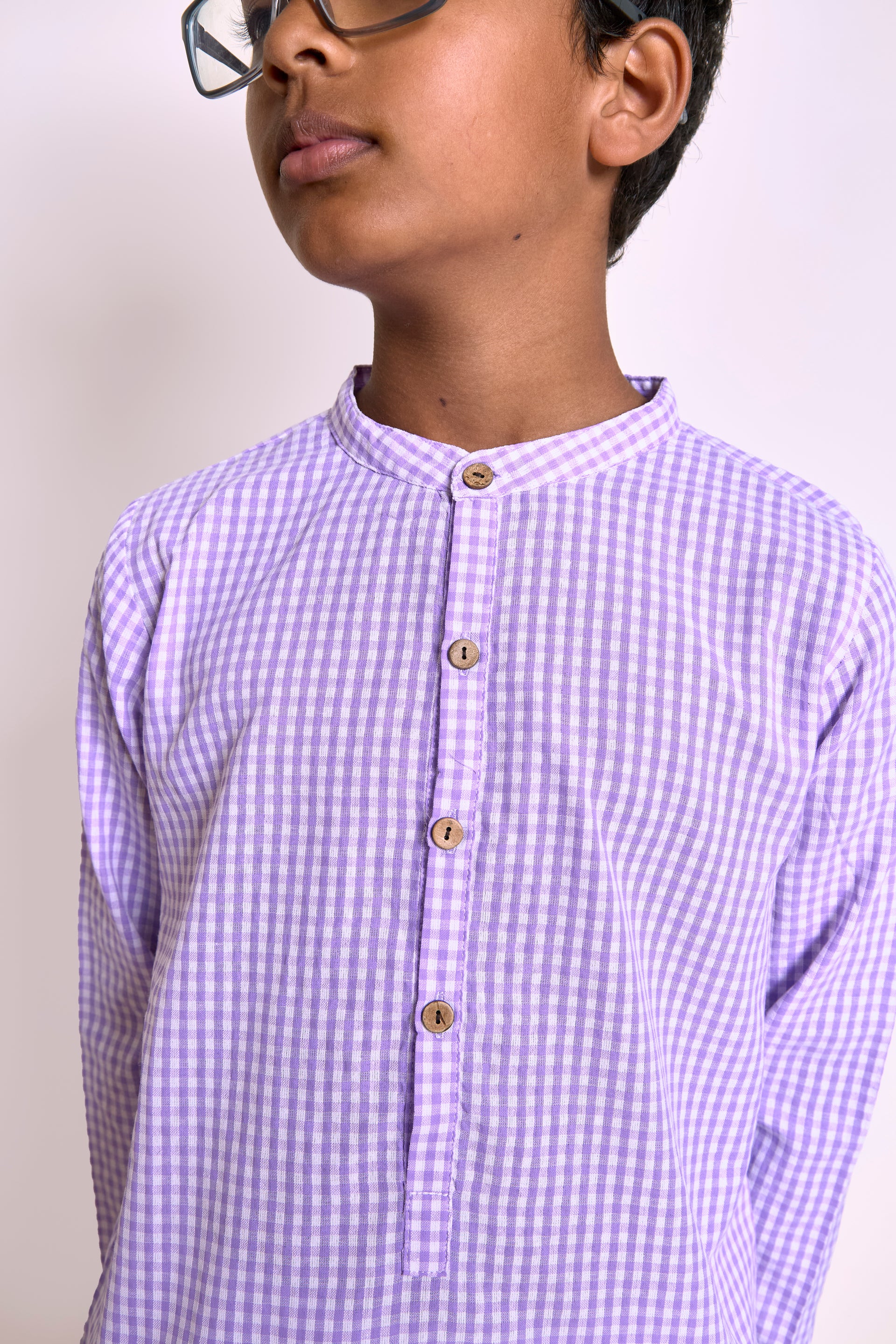 The Seersucker Lounge Set| Organic Cotton| Unisex Kids loungewear Set