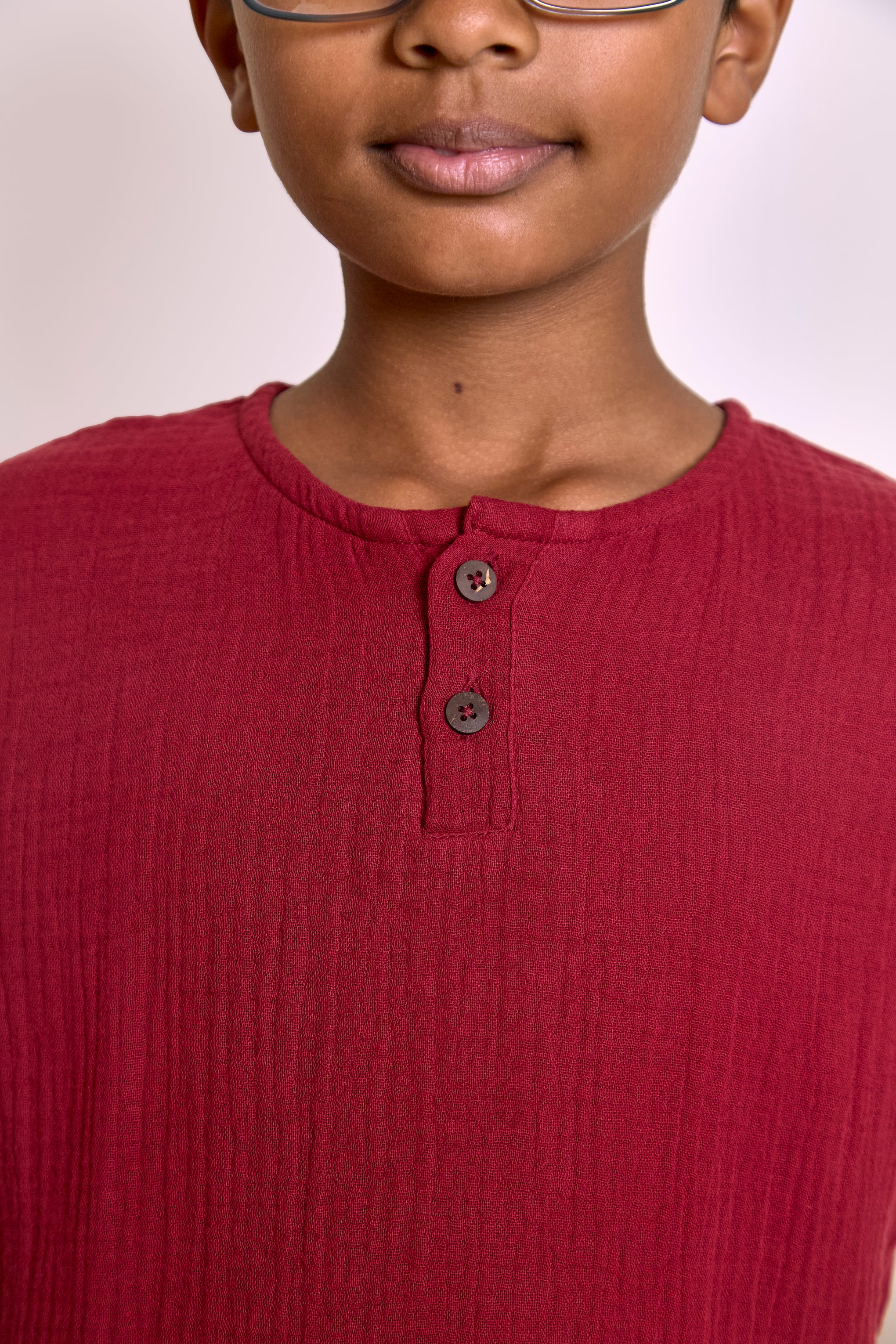 Rosewood Organic Muslin set| Kids Unisex Loungewear