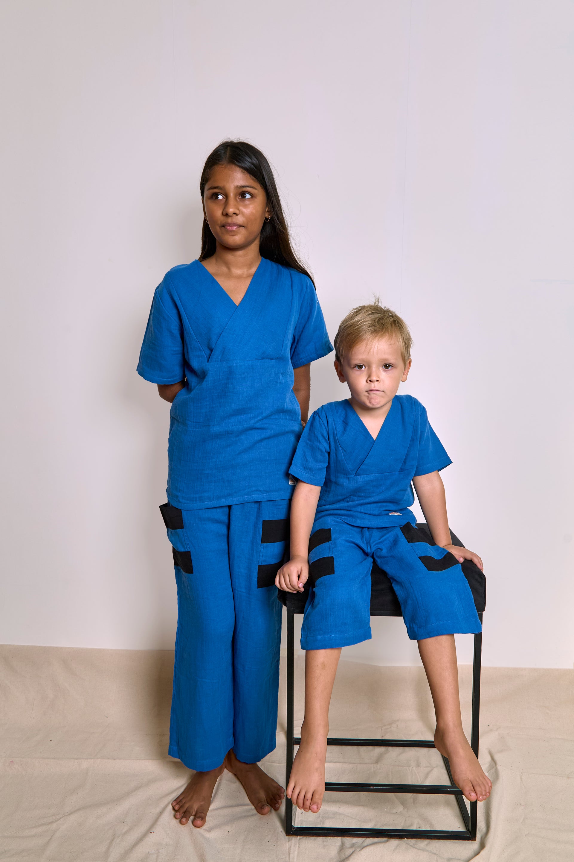 Peacock Blue Unisex| Kids Loungewear