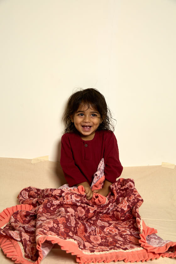 Organic Muslin Kurta set| Toddler Loungewear