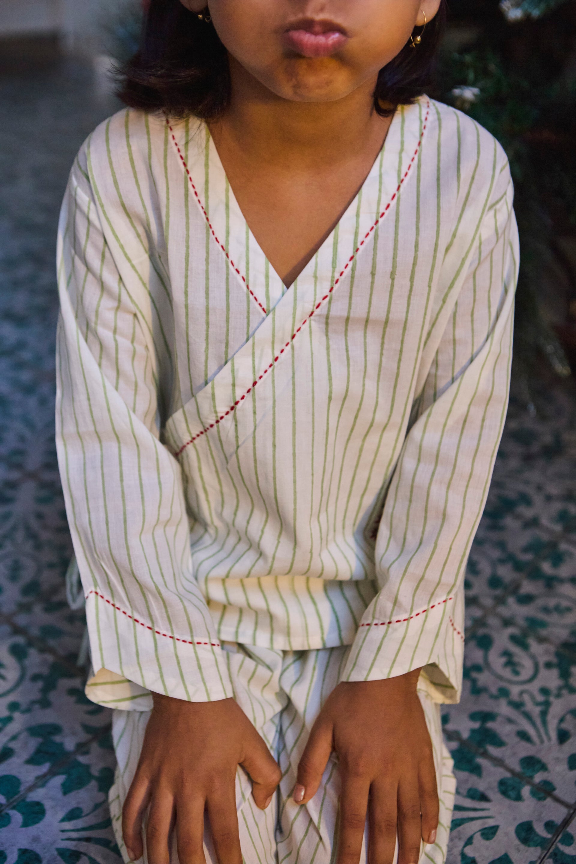 Christmas Tree Pyjama Set –  Kids Sleepwear | Ulta Pulta