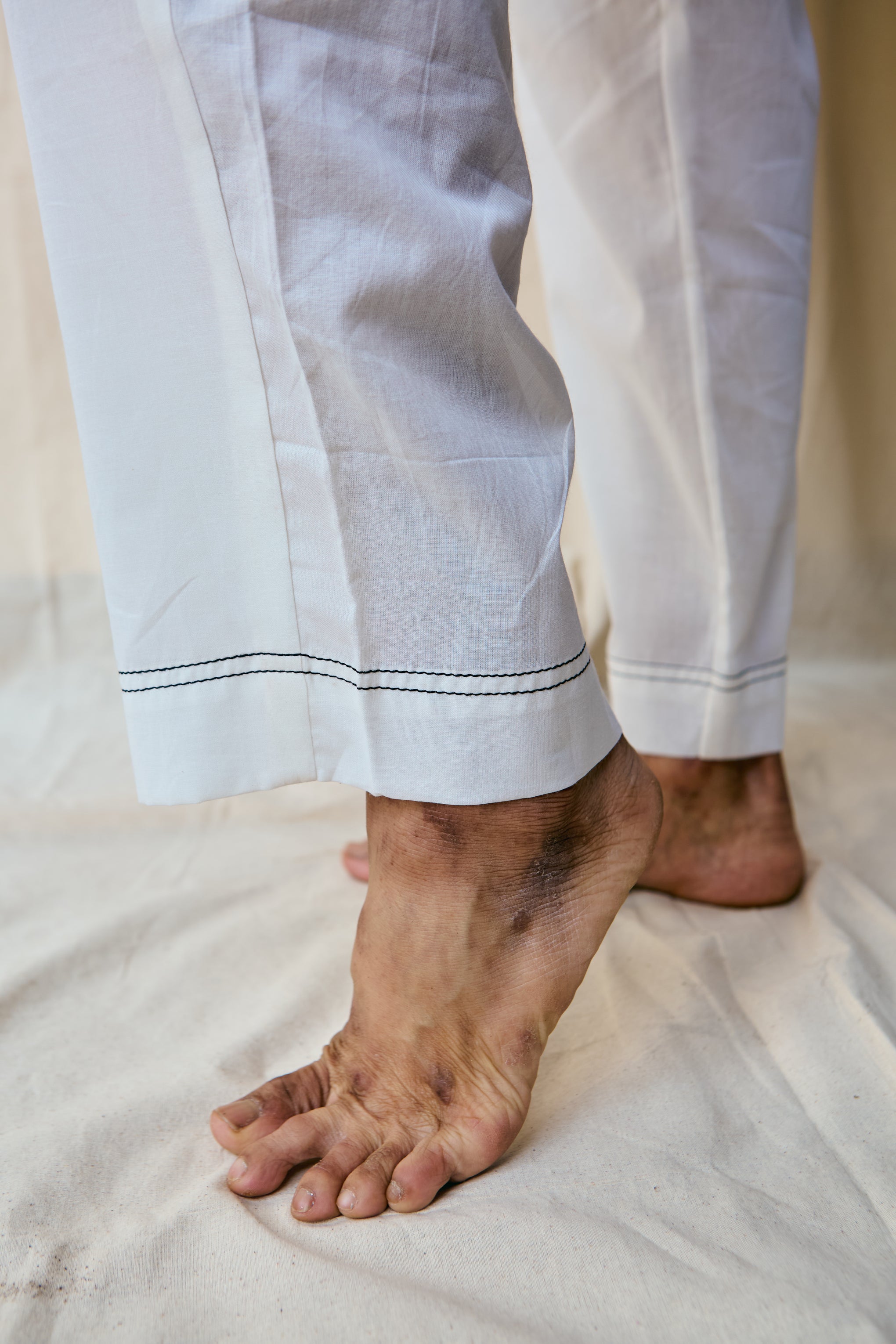 Adult Free Size White Kaftan Set