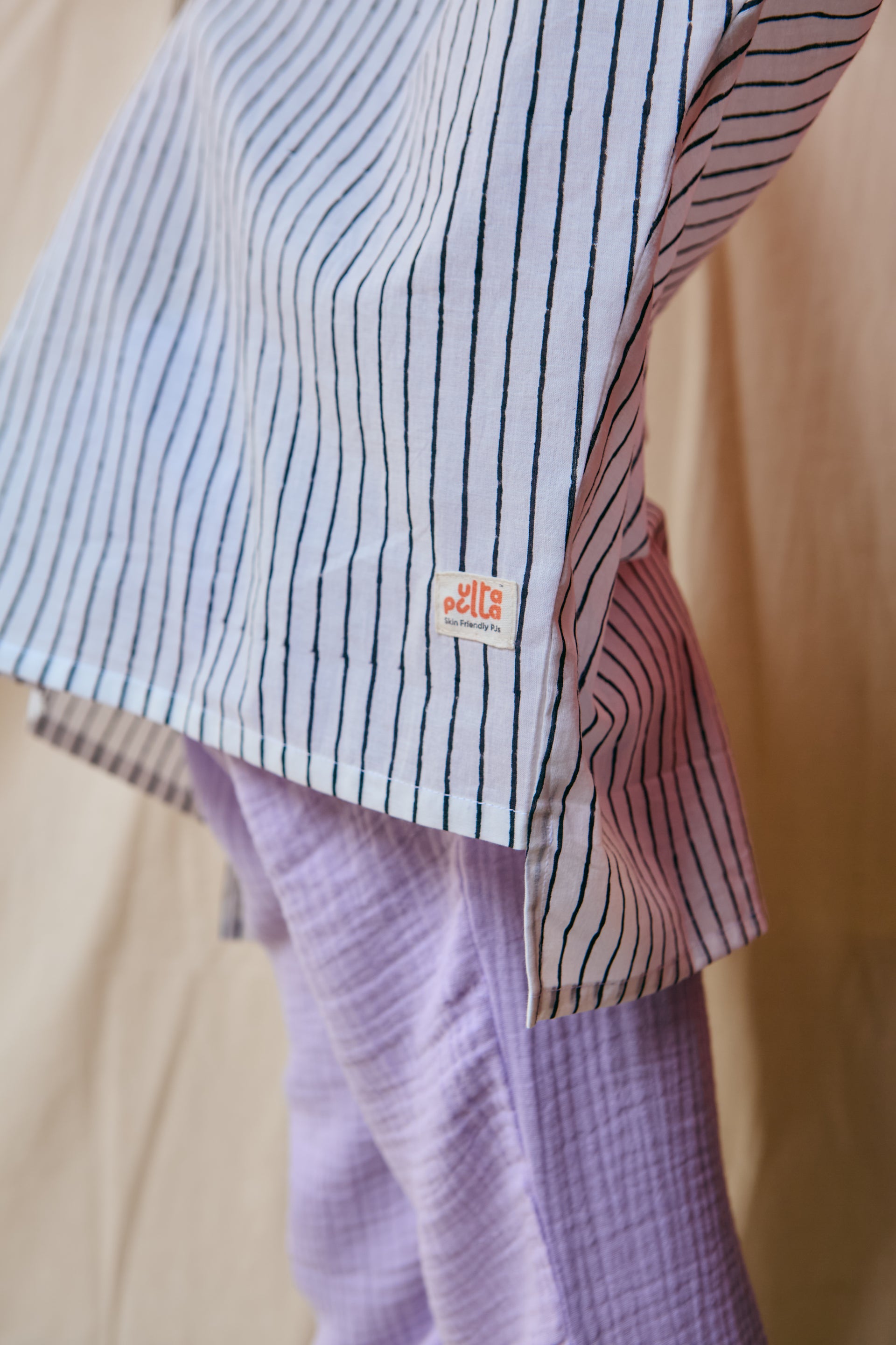 Lilac Breeze Kids Muslin Pajama Set |Skin Friendly |Summer Loungewear