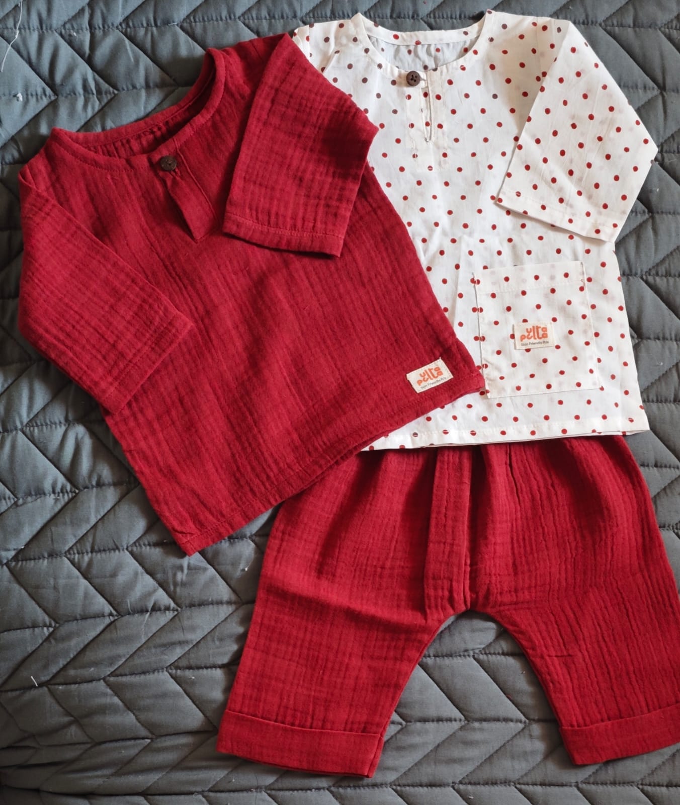 2 Piece Organic Muslin Gift Set| Infant Loungewear