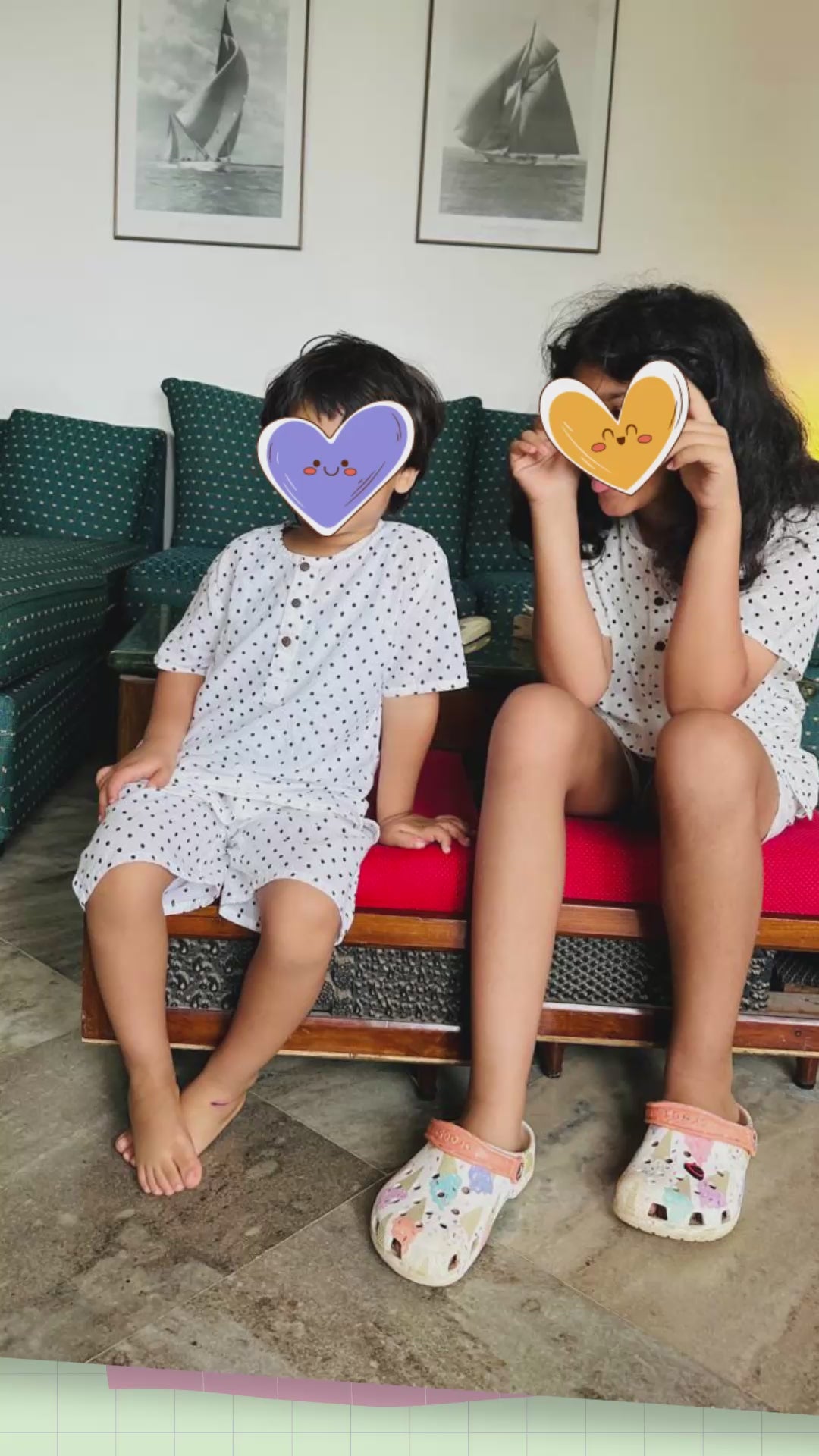 Polka Dot Perfection Shorts Set
